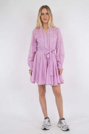 Birgitte S Voile Dress - Rose