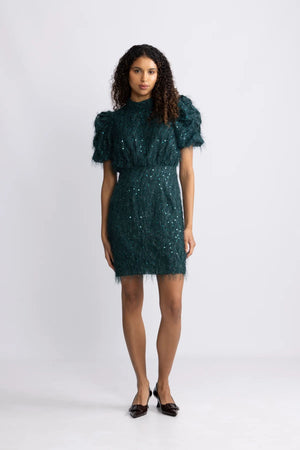 Yasilza 2/4 Sequin Dress - Ponderosa Pine