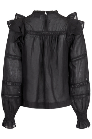Sarna S Voile Blouse - Black