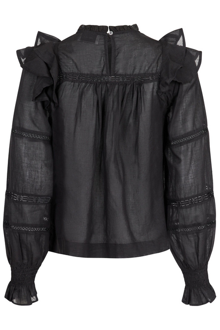 Sarna S Voile Blouse - Black