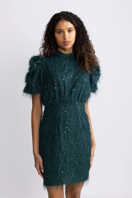 Yasilza 2/4 Sequin Dress - Ponderosa Pine