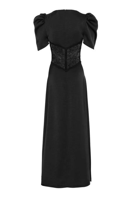 Francis Lace Maxi Dress - Black