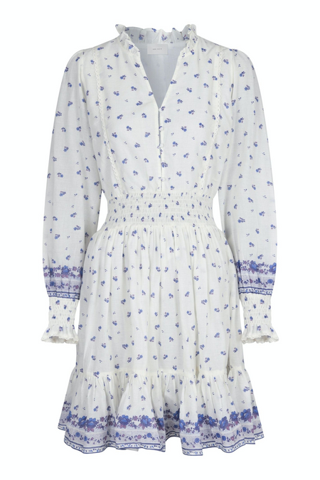 Daffodil S Belle Border Dress - Blue