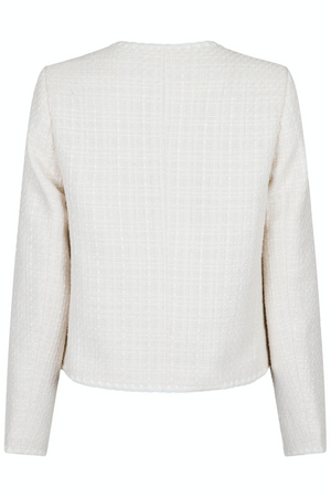 Helina Boucle Jacket - Off White