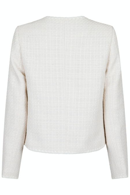 Helina Boucle Jacket - Off White