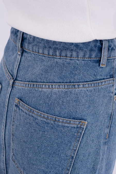 Frankie D Skirt PO - Vintage Blue