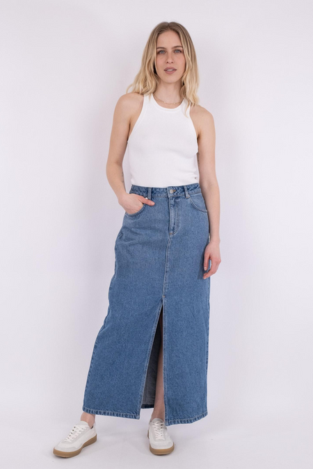 Frankie D Skirt PO - Vintage Blue