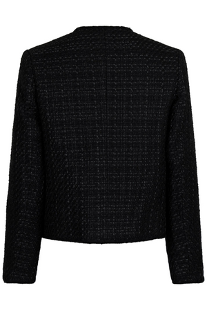 Helina Boucle Jacket - Black