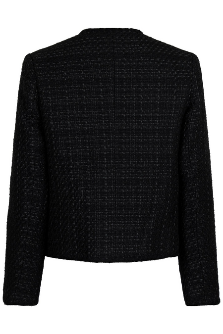 Helina Boucle Jacket - Black