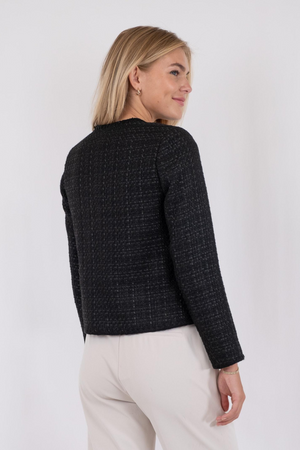 Helina Boucle Jacket - Black