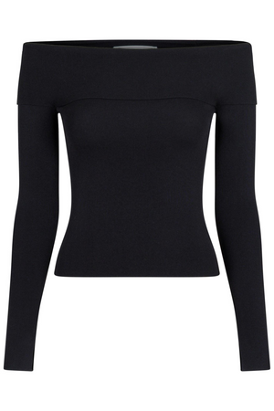 Jessy Knit Blouse - Black