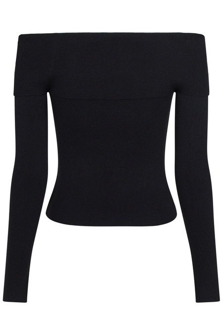 Jessy Knit Blouse - Black
